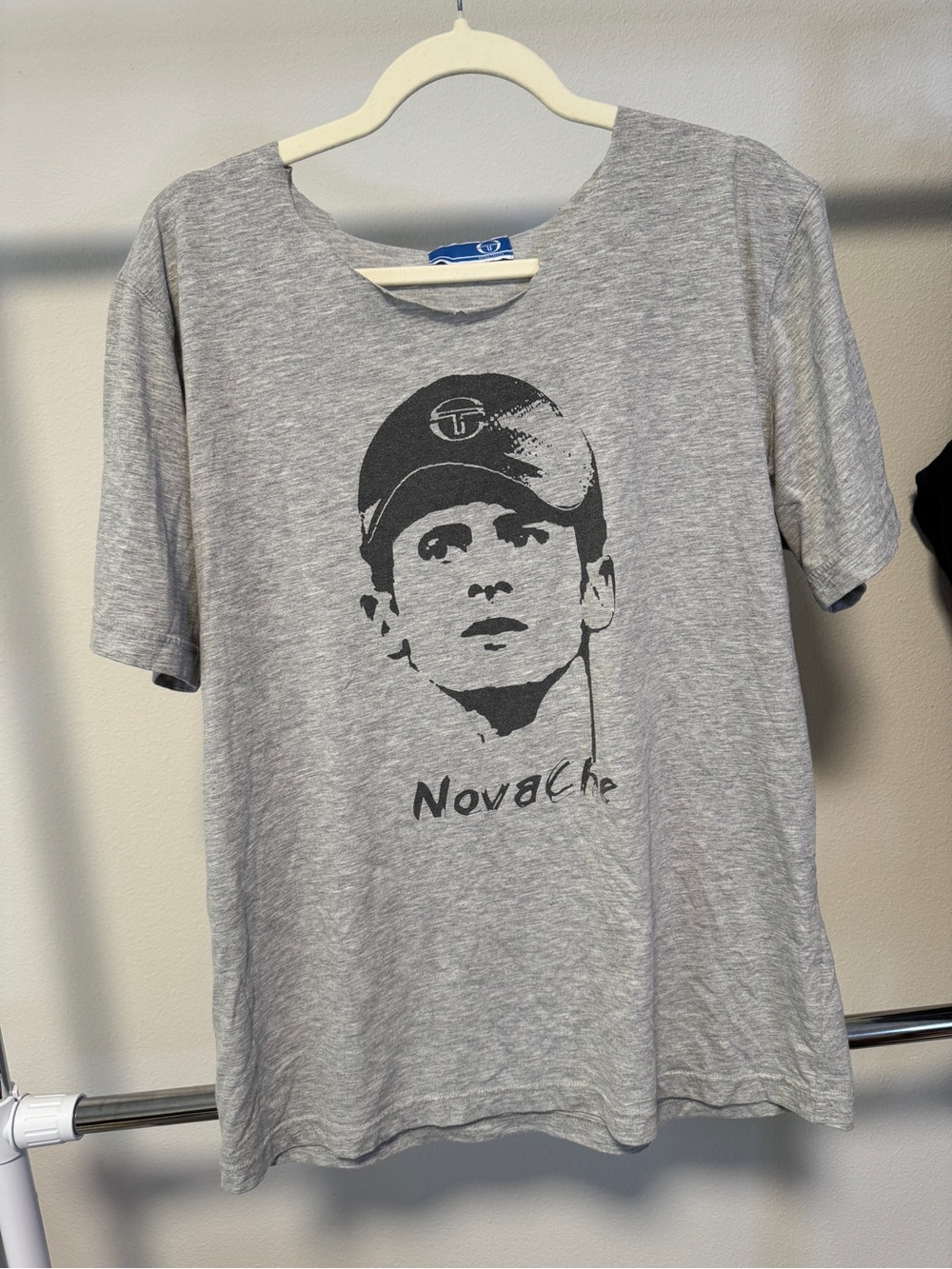 Sergio Tacchini Light Gray Graphic Short Sleeve Tee